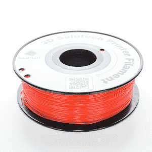 3D SOLUTECH PETG 1kg 1.75mm See Through Red