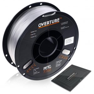 OVERTURE PETG 1kg 2.85mm Clear