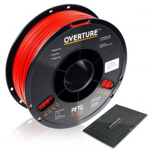 OVERTURE PETG 1kg 2.85mm Red