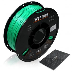 OVERTURE PLA Silk 1kg 1.75mm Silk Green