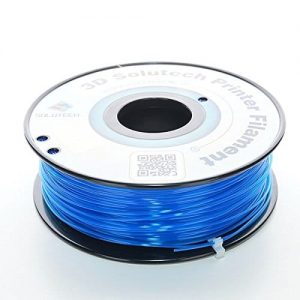 3D SOLUTECH Flexible TPE 95A 1kg 1.75mm See Through Blue