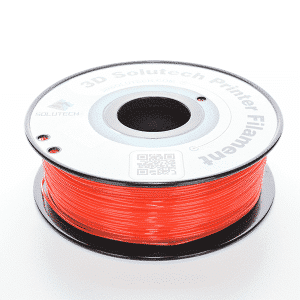 3D SOLUTECH PETG 1kg 1.75mm See Through Red