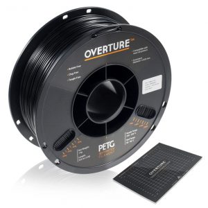 OVERTURE PETG 1kg 1.75mm Black