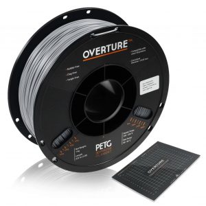 OVERTURE PETG 1kg 1.75mm Light Gray