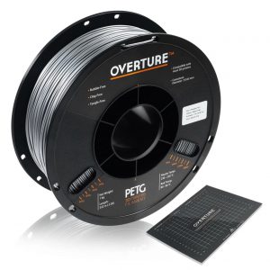 OVERTURE PETG 1kg 1.75mm Space Gray