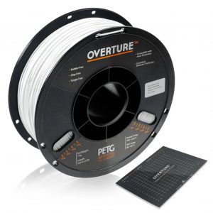 OVERTURE PETG 1kg 1.75mm White