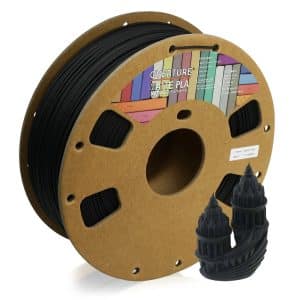 OVERTURE PLA Carbon Fiber 1kg 1.75mm Black