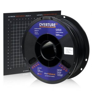 OVERTURE PLA Professional 1kg 1.75mm Black