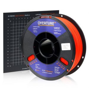 OVERTURE PLA Professional 1kg 2.85mm Red