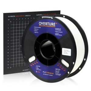 OVERTURE PLA Professional 1kg 2.85mm White