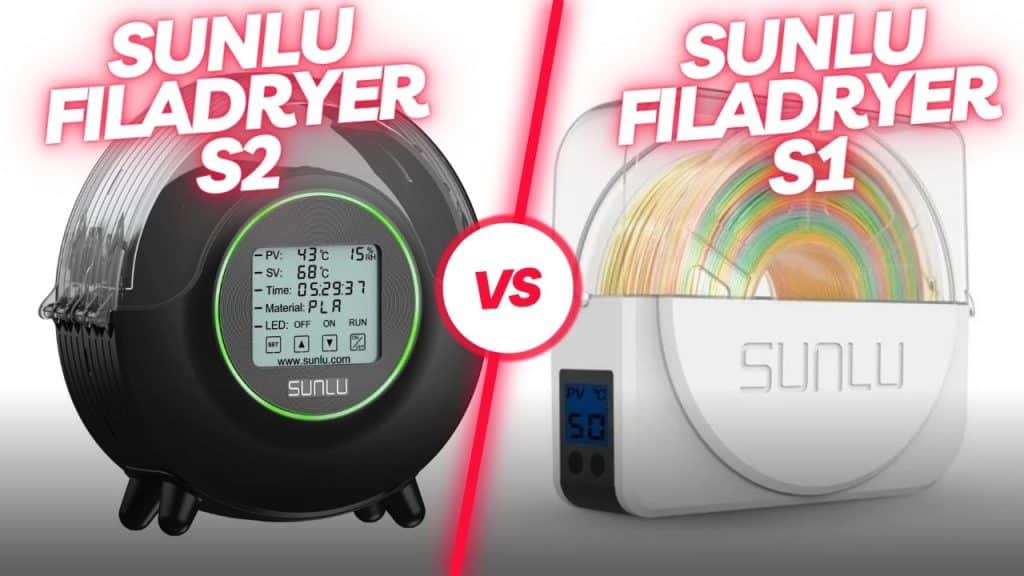 SUNLU Filadryer S1 VS S2