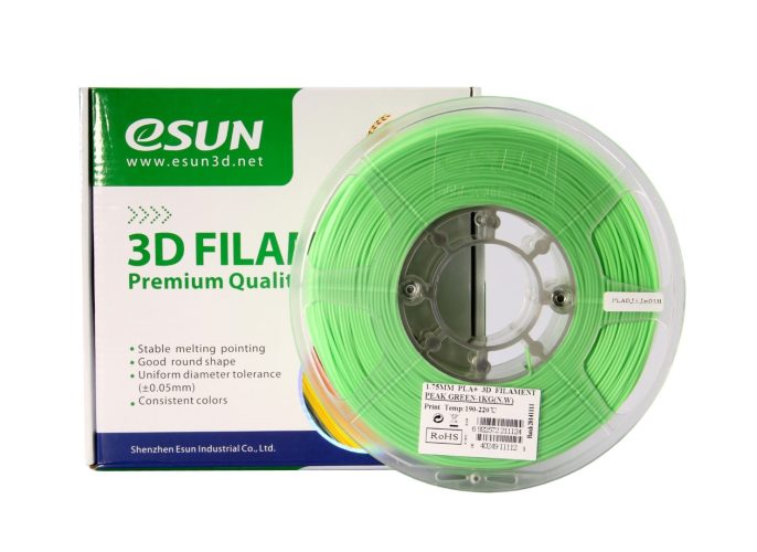 eSUN PLA+ 1kg 1.75mm Peak Green
