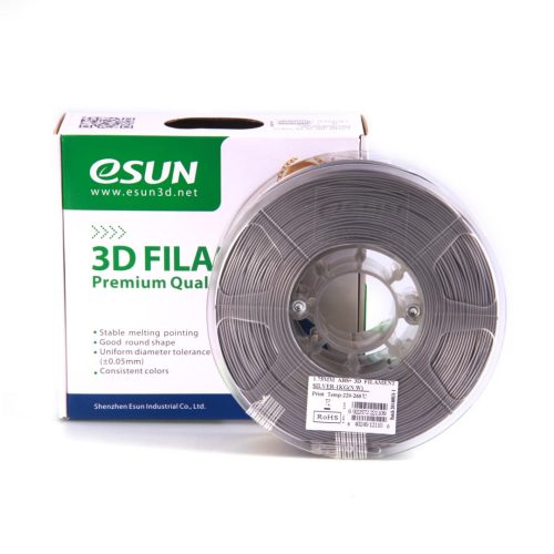 eSUN ABS+ 1kg 1.75mm Silver