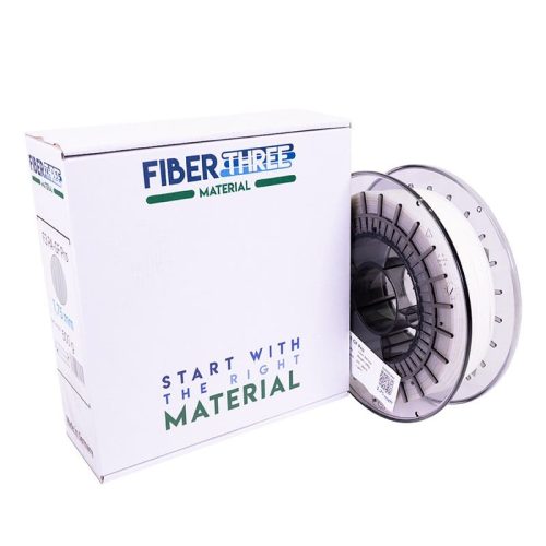 Fiberthree Nylon F3 PA-GF Pro 15% Glassfiber 0.5kg 1.75mm White