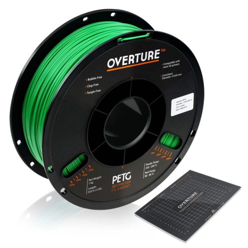 OVERTURE PETG 1kg 1.75mm Green