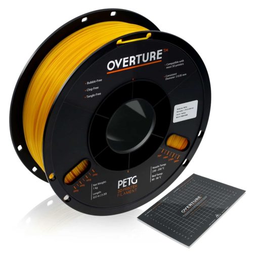 OVERTURE PETG 1kg 1.75mm Yellow
