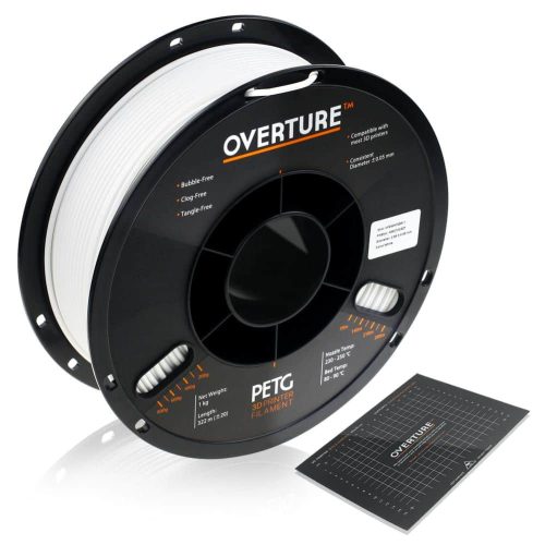 OVERTURE PETG 1kg 2.85mm White
