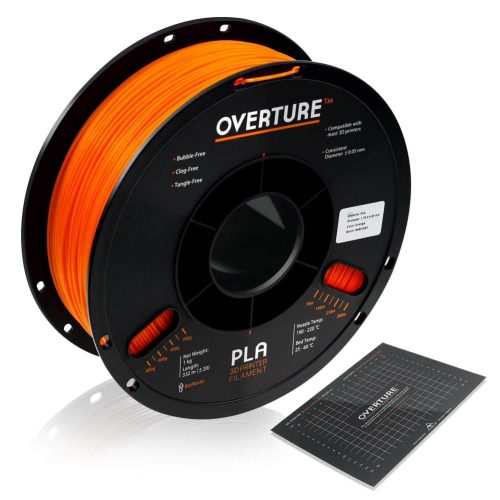 OVERTURE PLA 1kg 1.75mm Orange