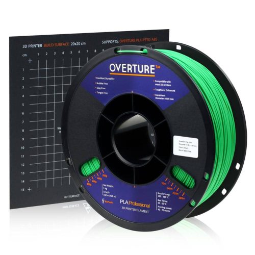 OVERTURE PLA Professional 1kg 2.85mm Green
