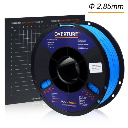 OVERTURE PLA Professional 1kg 2.85mm Blue