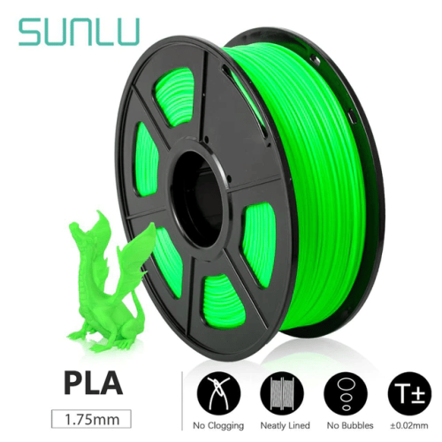 SUNLU PLA 1kg 1.75mm Green
