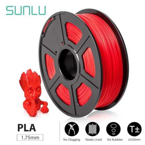 SUNLU PLA 1kg 1.75mm Red