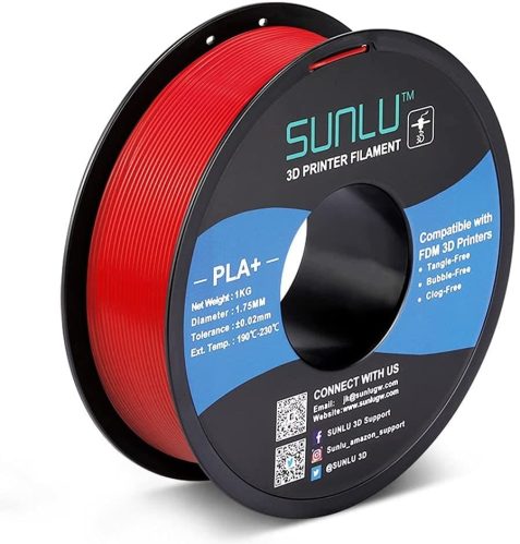 SUNLU PLA+ 1kg 1.75mm Red