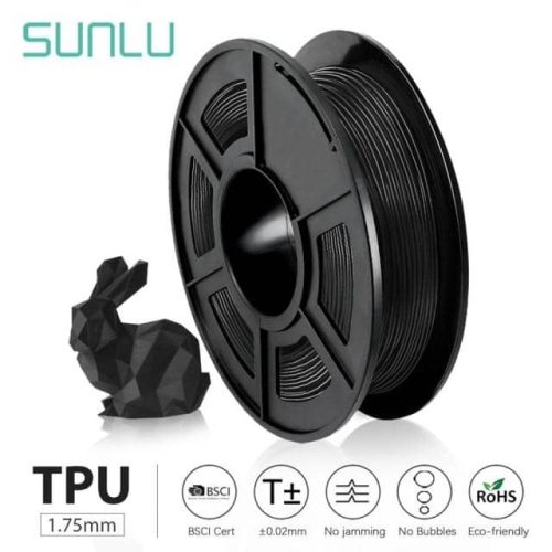 SUNLU TPU 92A 0.5kg 1.75mm Black