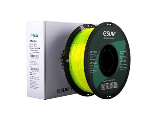 eSUN TPU 95A 1kg 1.75mm Transparent Yellow