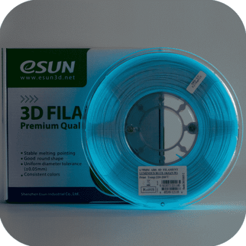 eSUN ABS+ 1kg 1.75mm Luminous Blue