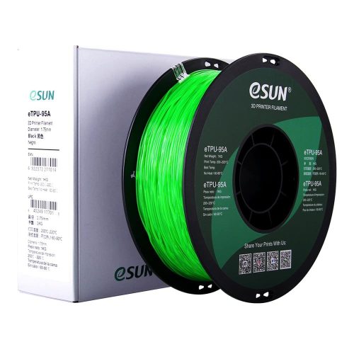 eSUN TPU 95A 1kg 1.75mm Transparent Green