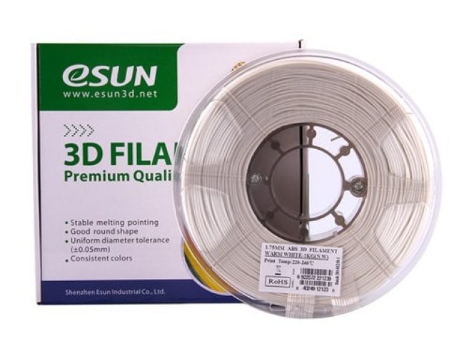 eSUN ABS 1kg 1.75mm Warm White