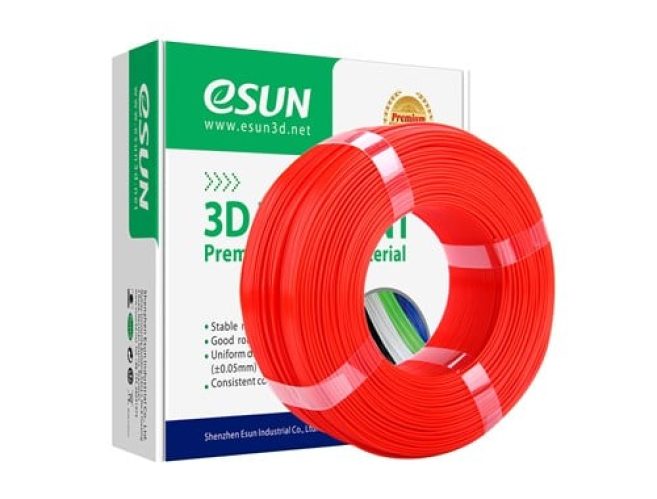 eSUN Re-filament PLA+ 1kg 1.75mm Red