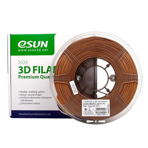 eSUN PLA+ 1kg 2.85mm Light Brown